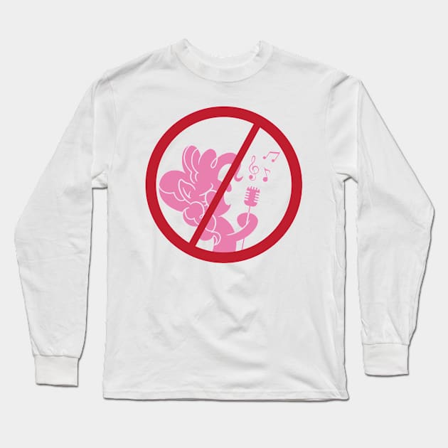 No Singing Pinkie Pies Long Sleeve T-Shirt by kired25